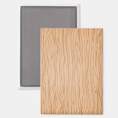 Aimant à motif de grain de bois chaud pour réfrigé (Recto/Verso)