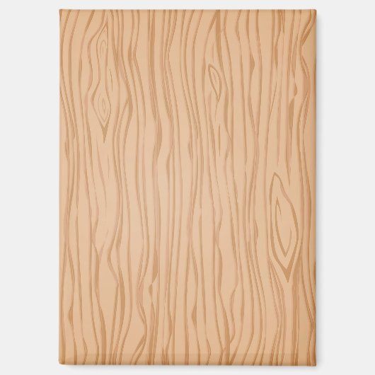 Aimant à motif de grain de bois chaud pour réfrigé (Recto)