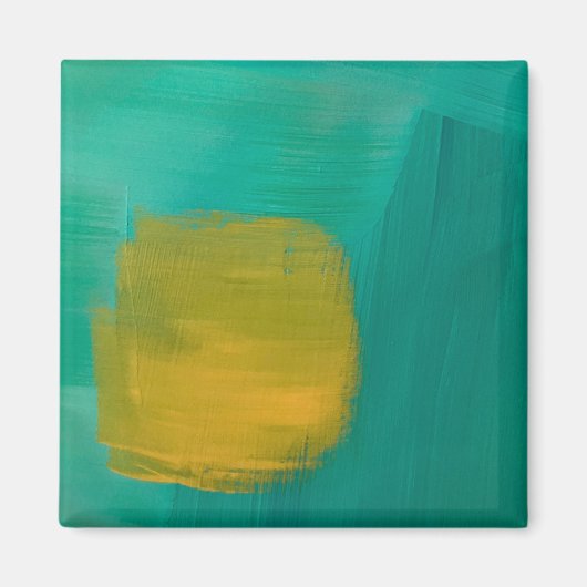 Aimant à motif de soleil brumeux (Devant)