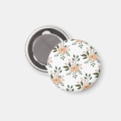 Aimant à motif floral (Recto/Verso)