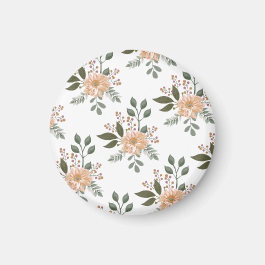 Aimant à motif floral (Devant)