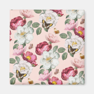 Aimant à motifs floraux