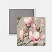 Aimant à motifs floraux (Recto/Verso)