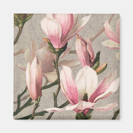 Aimant à motifs floraux (Devant)