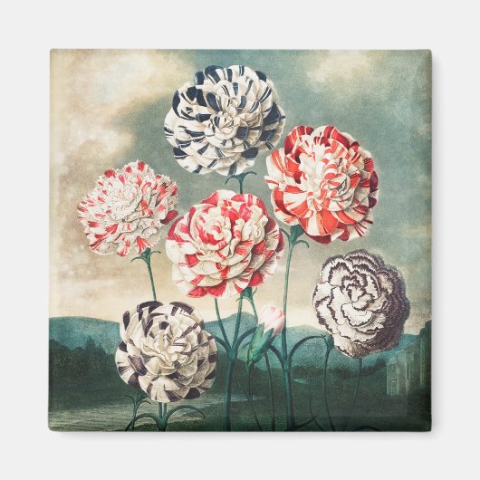 Aimant à motifs floraux (Devant)
