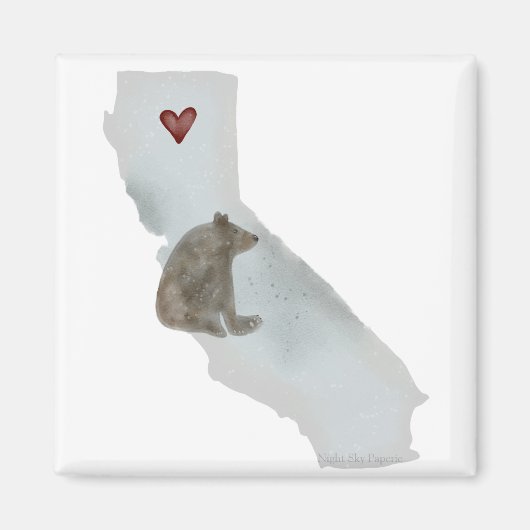 Aimant à ours de Californie (Devant)