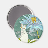 Aimant à papillon lotus (Recto/Verso)