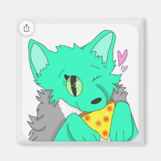 Aimant à pizza Sapphire (Devant)