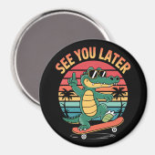 Aimant À plus tard Alligator (Recto/Verso)