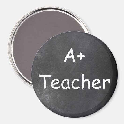 Aimant A plus Teacher Chalkboard Design Venin Idea (Recto/Verso)