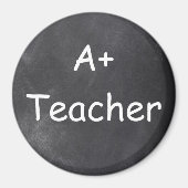 Aimant A plus Teacher Chalkboard Design Venin Idea (Devant)