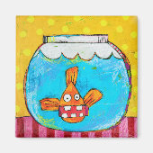 Aimant à poisson d'or non charné (Devant)