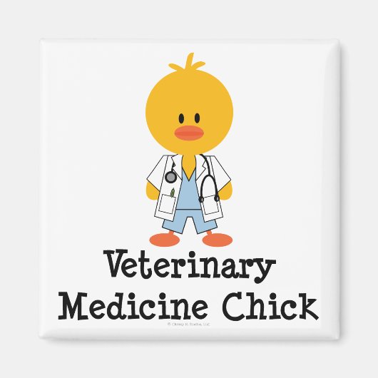 Aimant à poussette en médecine vétérinaire (Devant)