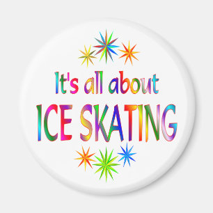 Aimant À propos du patinage sur glace