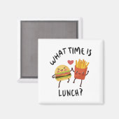 Aimant À quelle heure est le déjeuner (Recto/Verso)