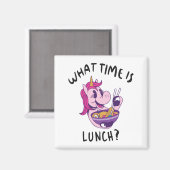 Aimant À quelle heure est le déjeuner (Recto/Verso)