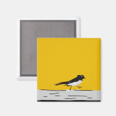 Aimant à queue jaune (Recto/Verso)