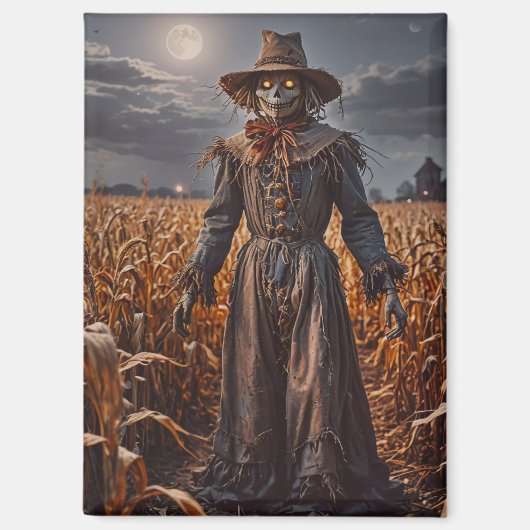 Aimant à rayures d'Halloween (Recto)