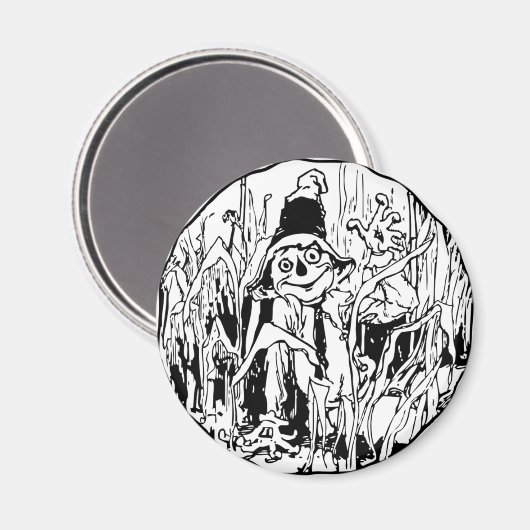 Aimant à rayures d'Halloween (Recto/Verso)