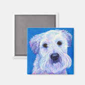 Aimant à roue Terrier - "Bailey" (Recto/Verso)