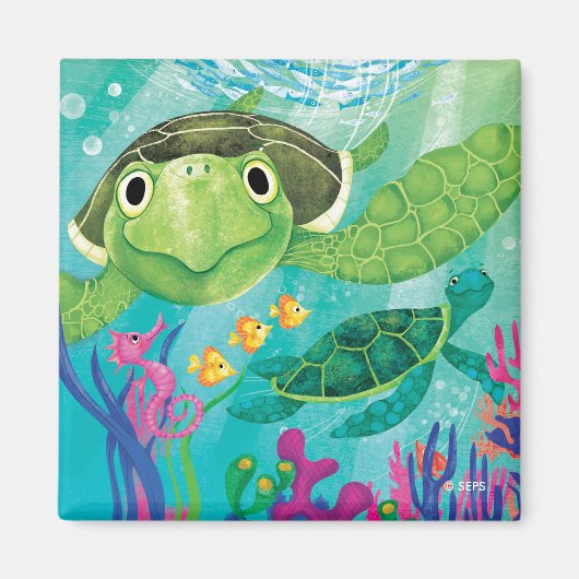 Aimant A Sea Turtle (Devant)