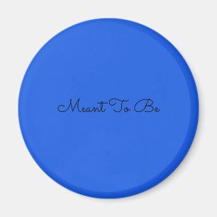 Aimant A signifié pour être l'aimant (bleu)