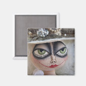 Aimant à sorcière blanche (Recto/Verso)