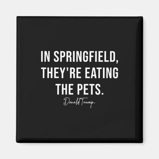 Aimant À Springfield, ils mangent les animaux de compagni (Devant)