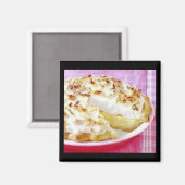Aimant à tarte à la crème de coco (Recto/Verso)