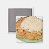 aimant à tarte pêche (Recto/Verso)