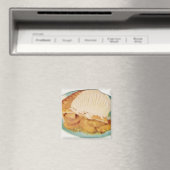 aimant à tarte pêche (In Situ (Lave-vaisselle))