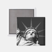 Aimant à tête de la Statue de la Liberté (Recto/Verso)