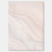 Aimant à texture de marbre en forme de rectangle r (Recto)