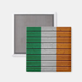 Aimant à texture de planche en bois d'Irlande (Recto/Verso)