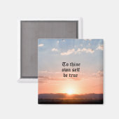 Aimant À toi-même être vrai (Recto/Verso)