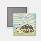 Aimant à tortue Hermann personnalisable (Recto/Verso)
