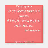 Aimant A tout, il y a une saison (Devant)