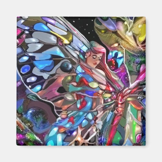 Aimant A travers les ailes d'un papillon ! (Devant)