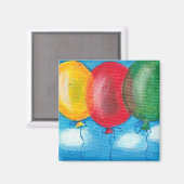 Aimant à trois ballons (Recto/Verso)