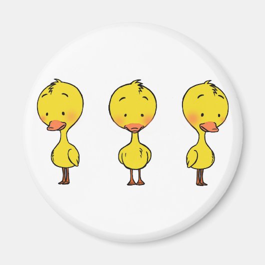 Aimant à trois canards (Devant)