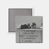 Aimant A True friend (Recto/Verso)