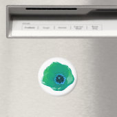 Aimant à tulipe verte et bleue (In Situ (Lave-vaisselle))