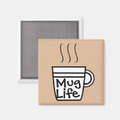Aimant à vie de la Mug (Recto/Verso)
