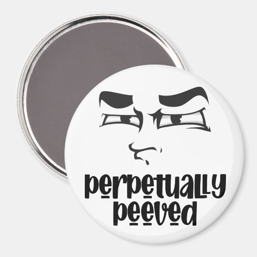 Aimant à visage amusant (Recto/Verso)