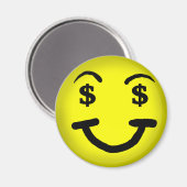 Aimant à visage avide (Recto/Verso)