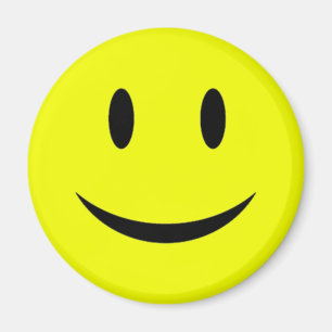 Aimant à visage jaune