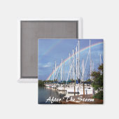 Aimant à voile arc-en-ciel (Recto/Verso)
