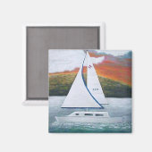 aimant à voile couchant (Recto/Verso)