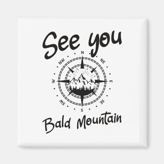 Aimant A Voir Dans Bald Mountain Vacances Ski Comp (Devant)