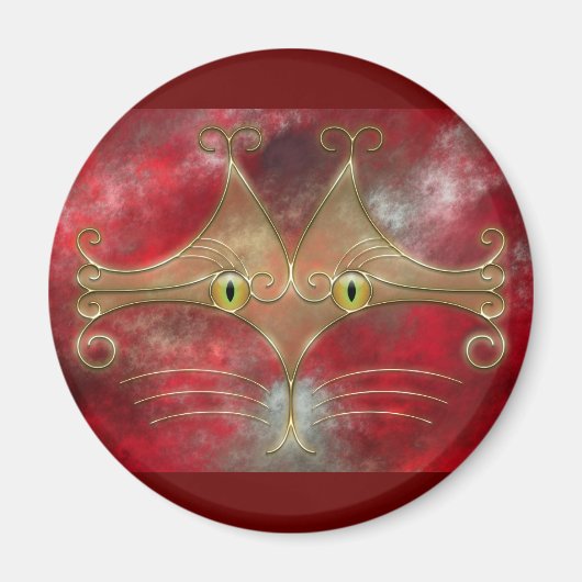Aimant à yeux de chat (Devant)